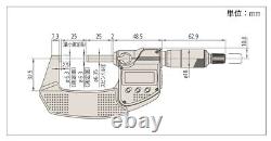 Mitutoyo 293-241-30 Digimatic Micrometer Coolant Proof Micrometer MDC-50PX FedEx