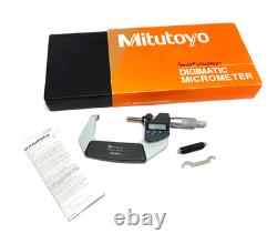 Mitutoyo 293-242-30 QuantuMike Digimatic Micrometer Coolant-Proof MDC-75PX