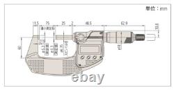 Mitutoyo 293-243-30 Coolant Proof Micrometer MDC-100PX FedEx