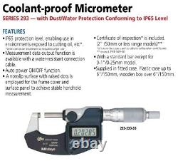 Mitutoyo 293-251-30 Coolant Proof Digimatic Micrometer 125-150 mm SPC Output