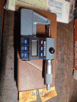 Mitutoyo 293-311 Digimatic Micrometer 0-1 Range 0.001mm Graduation with Case