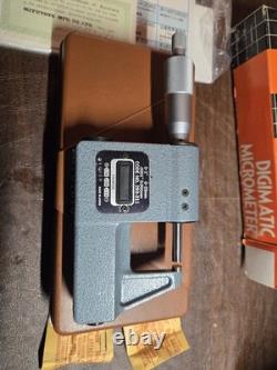Mitutoyo 293-311 Digimatic Micrometer 0-1 Range 0.001mm Graduation with Case