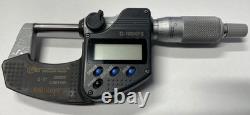 Mitutoyo 293-330-30 Digimatic Outside Micrometer, 0-1/0-25mm. 00005/0.001mm