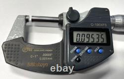 Mitutoyo 293-330-30 Digimatic Outside Micrometer, 0-1/0-25mm. 00005/0.001mm