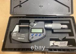 Mitutoyo 293-330 Digimatic Outside Micrometer Inch Metric Ratchet Stop 0-1