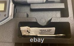 Mitutoyo 293-330 Digimatic Outside Micrometer Inch Metric Ratchet Stop 0-1