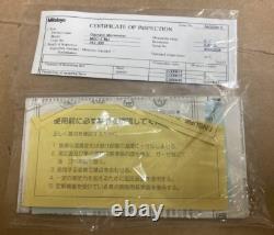 Mitutoyo 293-330 Digimatic Outside Micrometer Inch Metric Ratchet Stop 0-1