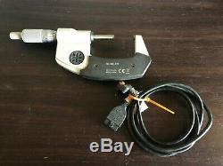 Mitutoyo 293-331, 1-2 IP65 Electronic Coolant Proof Micrometer withSPC cable