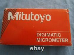 Mitutoyo 293-331 IP65 Digimatic Outside Micrometer With Output Ratche New In Box