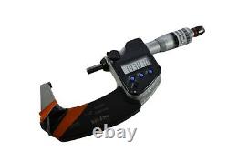 Mitutoyo 293-331 Micrometer 1-2''/ 25.4-50.8mm-IP65 Ratchet Stop Digital