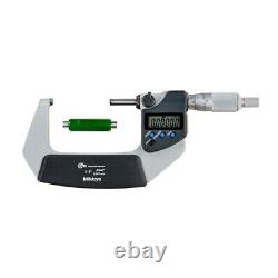 Mitutoyo 293-332-30 Digimatic Micrometer 2-3/50.8-76.2mm Range. 00005/0.001SH