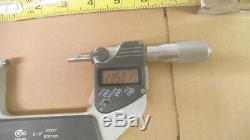 Mitutoyo 293-332 digital micrometer, 2-3 in, 50.80-76.20mm, IP65 coolant proof