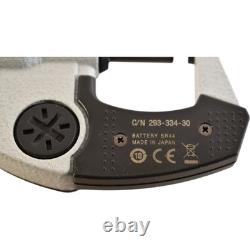 Mitutoyo 293-334-30 0-1'' Digimatic Coolant Proof Micrometer