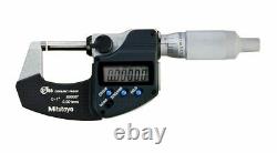 Mitutoyo 293-334-30 Digimatic Micrometer, 0-1/0-25mm Range. 00005/0.001mm