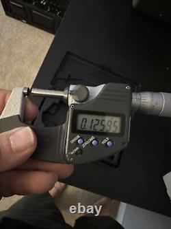 Mitutoyo 293-335-30 Digimatic Micrometer, 0-1/0-25mm Range. 00005/0.001mm