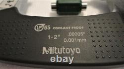 Mitutoyo 293-336-30, 1-2 Digital Micrometer, Ip65.00005, Spc