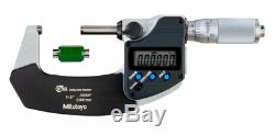 Mitutoyo 293-336-30 Digital Micrometer IP65 1-2, Friction Thimble