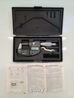 Mitutoyo 293-340 0-1 IP65 Electronic Coolant Proof Micrometer. 000050.001mm