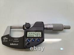 Mitutoyo 293-340 0-1 IP65 Electronic Coolant Proof Micrometer. 000050.001mm