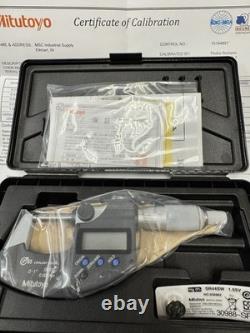 Mitutoyo 293-340-30CAL Electronic Coolant Proof Micrometer 0-1 IP65 Calibrated