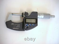 Mitutoyo 293-340-30 / 0-1 IP65 Electronic Coolant Proof Micrometer / Calibrated