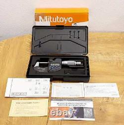 Mitutoyo 293-340-30 0-1 Micrometer Coolant Proof Digimatic IP65