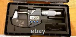 Mitutoyo 293-340-30 0-1 Micrometer Coolant Proof Digimatic IP65