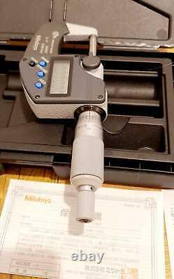 Mitutoyo 293-340-30 0-1 Micrometer Coolant Proof Digimatic IP65