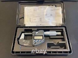 Mitutoyo 293-340-30 Digimatic Digital Micrometer, 0-1.00005 Resolution