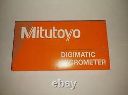 Mitutoyo 293-340-30 Digimatic Digital Micrometer IP65