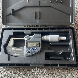 Mitutoyo 293-340-30 Digimatic Outside Micrometer 0-1 (0-25mm) 0.00005 Accuracy