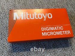 Mitutoyo 293-340-30 Digimatic Outside Micrometer, 0-1/0-25mm Range. 00005