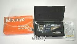 Mitutoyo 293-340-30 Digital Micrometer 0-1 Ratchet MDC-1 PX IP65 New