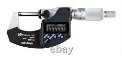 Mitutoyo 293-340-30 Digital Micrometer, Inch/Metric, Ratchet Stop