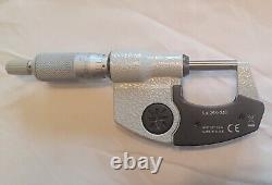 Mitutoyo 293-340 Digimatic Outside Micrometer, 0-1 Range, 0.00005/0.001mm IP65