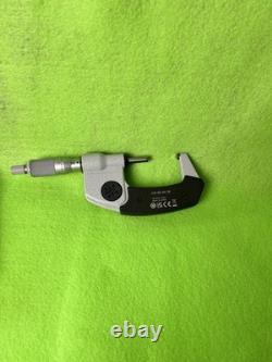 Mitutoyo 293-341-30 Coolant Proof Digimatic Micrometer IP65, 1-2in, Ratchet Stop