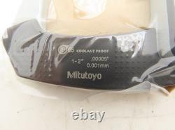 Mitutoyo 293-341-30 Digital Outside Micrometer 1-2 Range. 00005.001mm