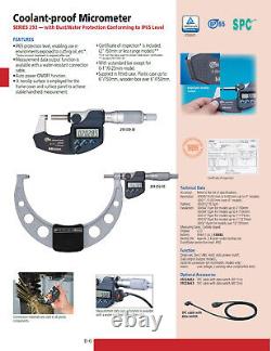 Mitutoyo 293-342-30 2 3/75mm Digimatic Micrometer RA. 00005, IP65