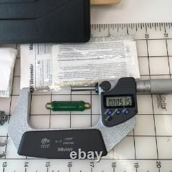 Mitutoyo 293-344 / 293-346 IP65 Digital Outside Micrometer Sets 0-1 / 2-3