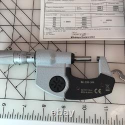 Mitutoyo 293-344 / 293-346 IP65 Digital Outside Micrometer Sets 0-1 / 2-3