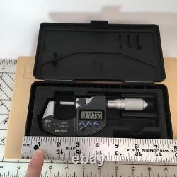 Mitutoyo 293-344 / 293-346 IP65 Digital Outside Micrometer Sets 0-1 / 2-3
