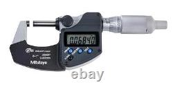 Mitutoyo 293-344-30CERT Digimatic Micrometer 0-1/0-25mm Range. 00005/0.001mm