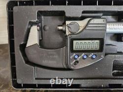 Mitutoyo 293-344-30 Coolant Proof Ip65 Digital Micrometer, 0-1.00005.001mm