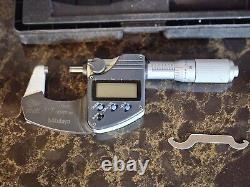 Mitutoyo 293-344-30 Coolant Proof Ip65 Digital Micrometer, 0-1.00005.001mm