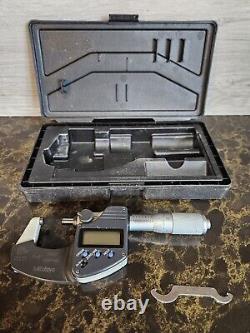 Mitutoyo 293-344-30 Coolant Proof Ip65 Digital Micrometer, 0-1.00005.001mm