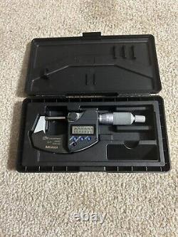 Mitutoyo 293-344-30 Coolant Proof Ip65 Digital Micrometer With Case