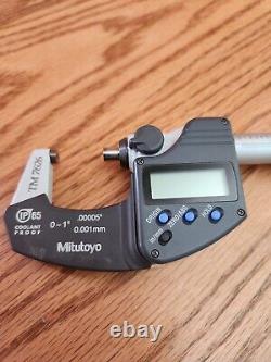 Mitutoyo 293-344-30 Digimatic Digital Micrometers. Lot of 6 machinist inspection