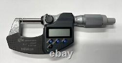 Mitutoyo 293-344-30 Digimatic Micrometer, 0-1/0-25mm Range. 00005/0.001mm