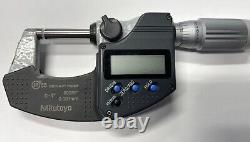Mitutoyo 293-344-30 Digimatic Micrometer, 0-1/0-25mm Range. 00005/0.001mm