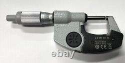 Mitutoyo 293-344-30 Digimatic Micrometer, 0-1/0-25mm Range. 00005/0.001mm